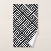 Luxe geometrische Griekse meander badkamer handdoe Bad Handdoek (Handdoek)