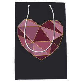 Luxe Geometrische Hart Cadeautas
