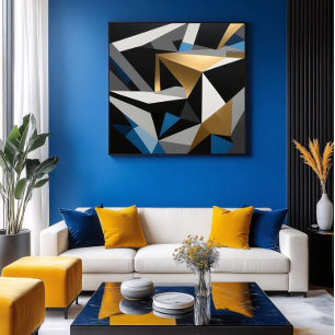 Luxe Geometrische Prisma Poster