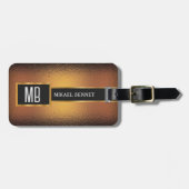 Luxe Gepersonaliseerd Bagaglabel Bagagelabel (Voorkant horizontaal)
