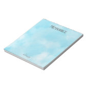 Luxe gepersonaliseerd geschenk. Luxe gepersonalise Notitieblok (Linkerzijde)