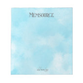 Luxe gepersonaliseerd geschenk. Luxe gepersonalise Notitieblok (Voorkant)