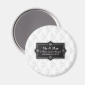 Luxe gepersonaliseerde bruiloft | Magneet (Voorkant / Achterkant)