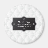 Luxe gepersonaliseerde bruiloft | Magneet (Voorkant)