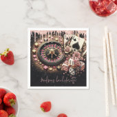 Luxe gepersonaliseerde Casino Bachelorette Servet (Insitu)