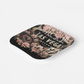 Luxe gepersonaliseerde Las Vegas Bachelorette Papieren Bordje (Gebogen)