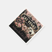 Luxe gepersonaliseerde Las Vegas Bachelorette Servet (Hoek)