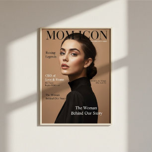 Luxe Gepersonaliseerde Moeder Tijdschrift Cover Fo Poster