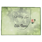 Luxe gepersonaliseerde Moederdag Groot Cadeauzakje (Achterkant)