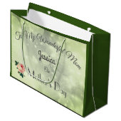 Luxe gepersonaliseerde Moederdag Groot Cadeauzakje (Voorkant Gekanteld)
