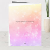 Luxe gepersonaliseerde Moederdag Kaart (Achterkant)