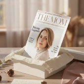 Luxe gepersonaliseerde omslag van Moederdag-tijdsc Poster