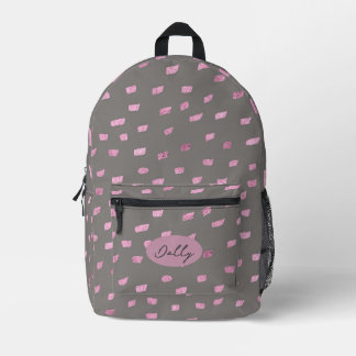 Luxe Gesimuleerde Glitter Patroon Print Cut Naaiza Bedrukte Rugzak