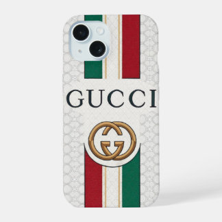 Luxe gestreepte telefoonhoesje en esthetische hoes iPhone 15 case
