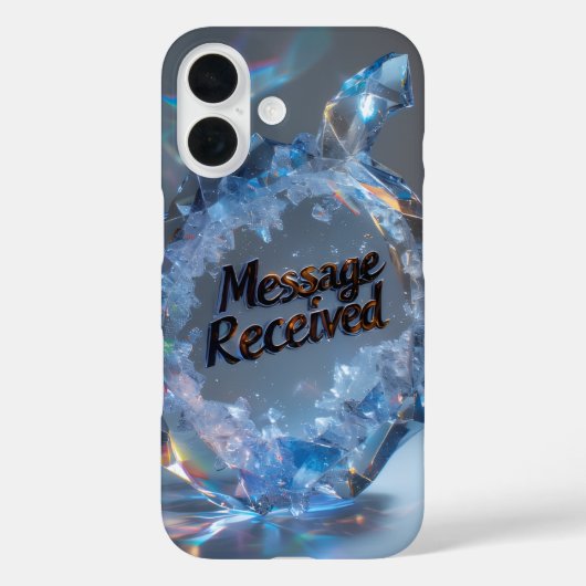 Luxe Gestructureerd Spraak Kristal Design Case-Mate iPhone Case (Achterkant)