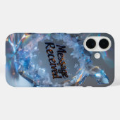 Luxe Gestructureerd Spraak Kristal Design Case-Mate iPhone Case (Achterkant (horizontaal))