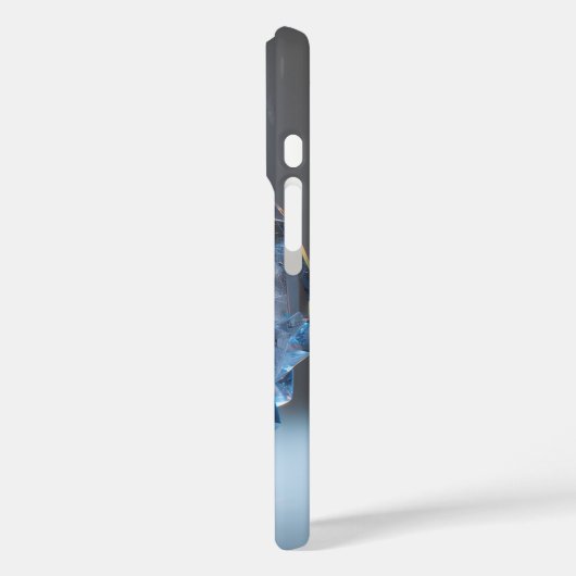 Luxe Gestructureerd Spraak Kristal Design Case-Mate iPhone Case (Achterkant / Links)