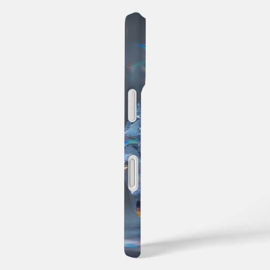 Luxe Gestructureerd Spraak Kristal Design Case-Mate iPhone Case (Achterkant / Rechts)