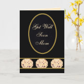 Luxe Get Well Spoedig Mam Kaart (Gele Bloem)