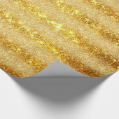 Luxe Gift Popular Gold Glitter Cadeaupapier (Hoek)
