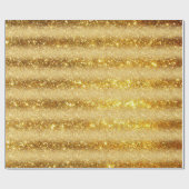 Luxe Gift Popular Gold Glitter Cadeaupapier (Vlak)