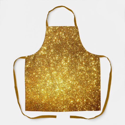 Luxe Gift Popular Gold Glitter Schort (Voorkant)
