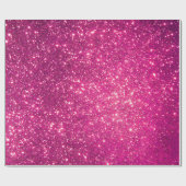 Luxe Gift Popular Pink Gold Glitter Cadeaupapier (Vlak)