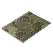 Luxe Ginkgo Goud Lijn Kunst Notitieboek (Linkerzijde)
