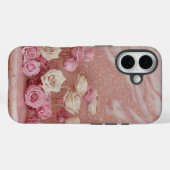 Luxe Girly Roze iPhone 16 Hoesje (Achterkant (horizontaal))