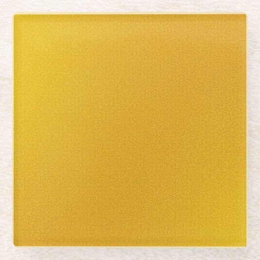 Luxe Glam Gold Glitter Glass Onderzetter (Voorkant)