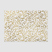 Luxe Glam Gold Leopard-printer Tissuepapier (Voorkant)