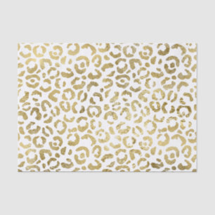 Luxe Glam Gold Leopard-printer Tissuepapier