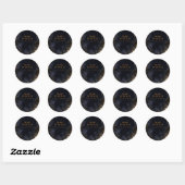 Luxe Glam Halloween Ronde Sticker (Vel)
