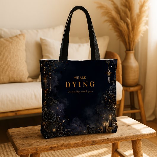 Luxe Glam Halloween Tote Bag