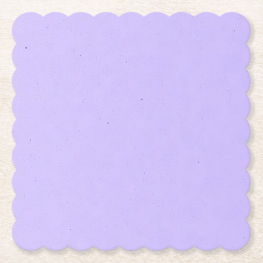 Luxe Glam Lavender Scalloped Square Onderzetter (Voorkant)