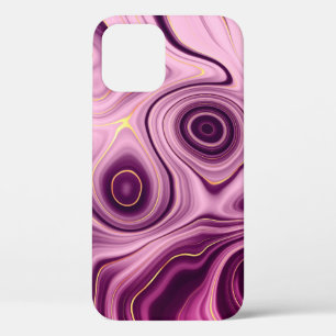Luxe Glam Licht Paarse Kleurrijke Abstracte Patroo Case-Mate iPhone Case