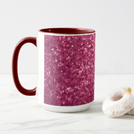 Luxe Glam Pink Glitter Maroon Combo Mok