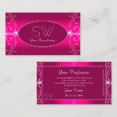 Luxe Glam Pink  Mesp Visitekaartje (Voorkant / Achterkant)