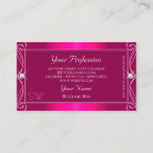 Luxe Glam Pink Mesp Visitekaartje (Achterkant)