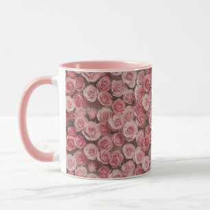 Luxe Glam Roze  Dromerige Rozen Roze Combo Mok