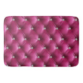 Luxe Glam Roze Nepfluwelen Stof Badmat (Voorkant)