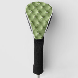 Luxe Glam Sage Green Faux Velvet Golfheadcover