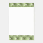 Luxe Glam Sage Green Faux Velvet Post-it® Notes (Voorkant)