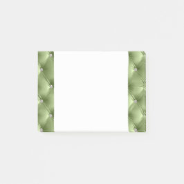 Luxe Glam Soft Sage Green Faux Velvet Post-it® Notes