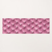 Luxe Glam Warm Gold Faux Velvet Yogamat (Achterkant (horizontaal))