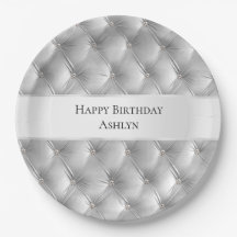 Luxe Glam Zacht Grijs Nepfluwelen