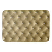 Luxe Glam Zacht Warm Goud Faux Velvet Badmat (Voorkant)