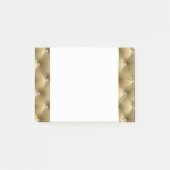 Luxe Glam Zacht Warm Goud Faux Velvet Post-it® Notes (Voorkant)
