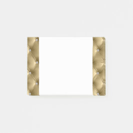 Luxe Glam Zacht Warm Goud Faux Velvet Post-it® Notes