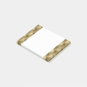 Luxe Glam Zacht Warm Goud Faux Velvet Post-it® Notes (Schuin)